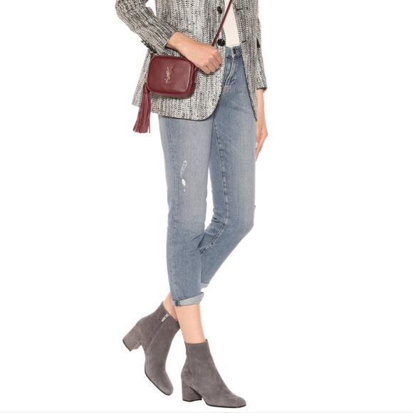 Gianvito Rossi Margaux mid bootie grey suede - Picture 2 of 7